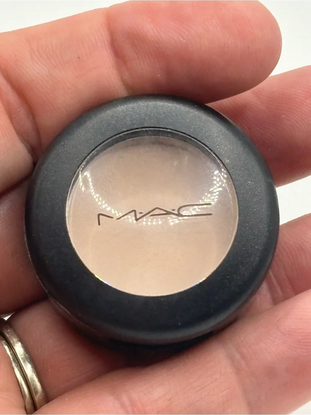 MAC Blanc Type Eyeshadow Tested Neutral Matte Beige
